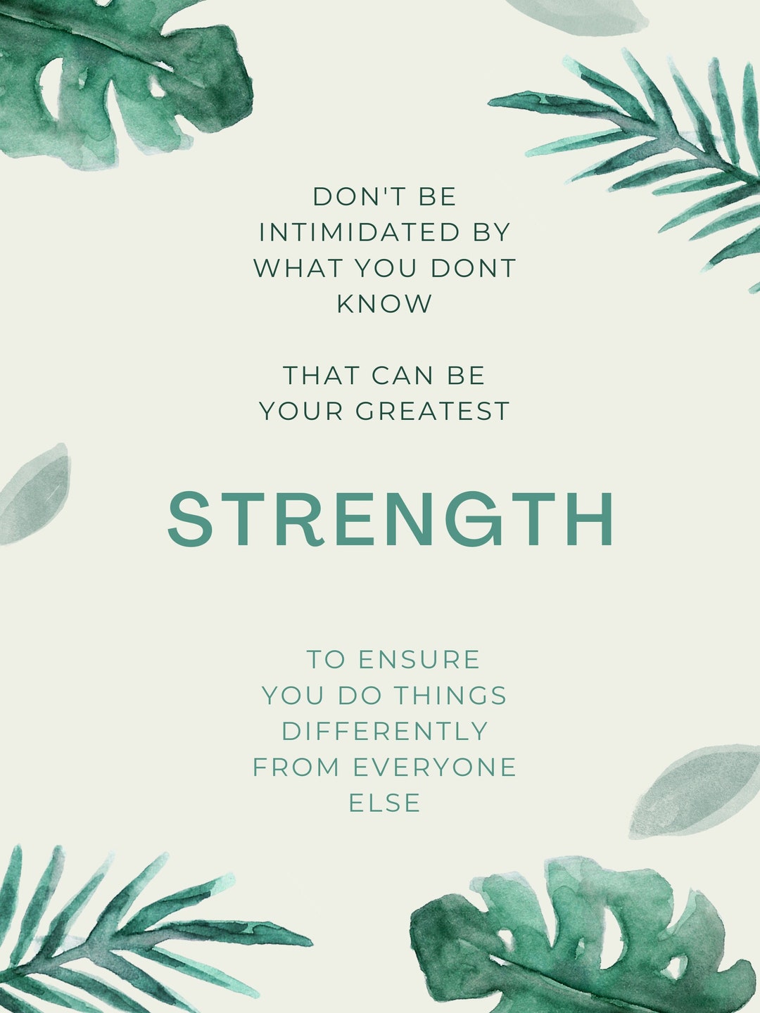 Motivational Business Poster Etsy