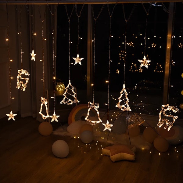 Christmas Lights, Christmas Garland with Fairy Lights, String Lights for Christmas Decoration