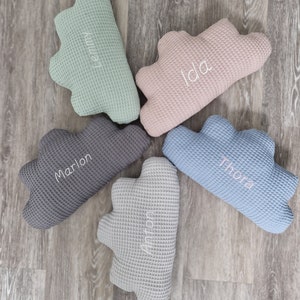 Cojín nube personalizado con nombre