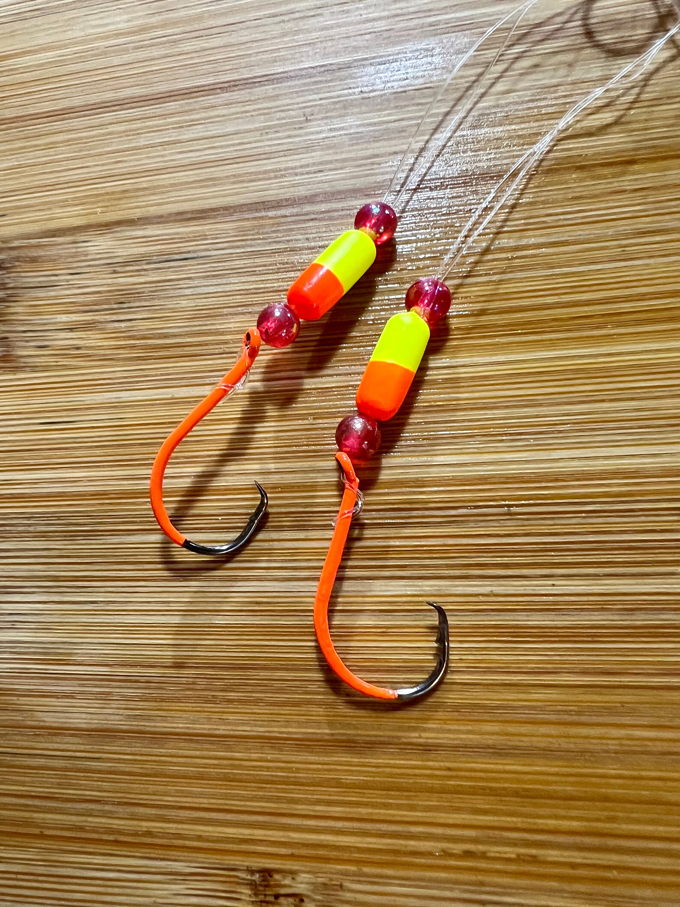 Three Pack 3 Pompano Rigs by Tide Titan Saltwater Fishing Tackle Hilow Rig Circle Hooks Khale