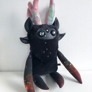 Winter: Aurora Polaris aka Night Sky Monster OOAK plush art doll