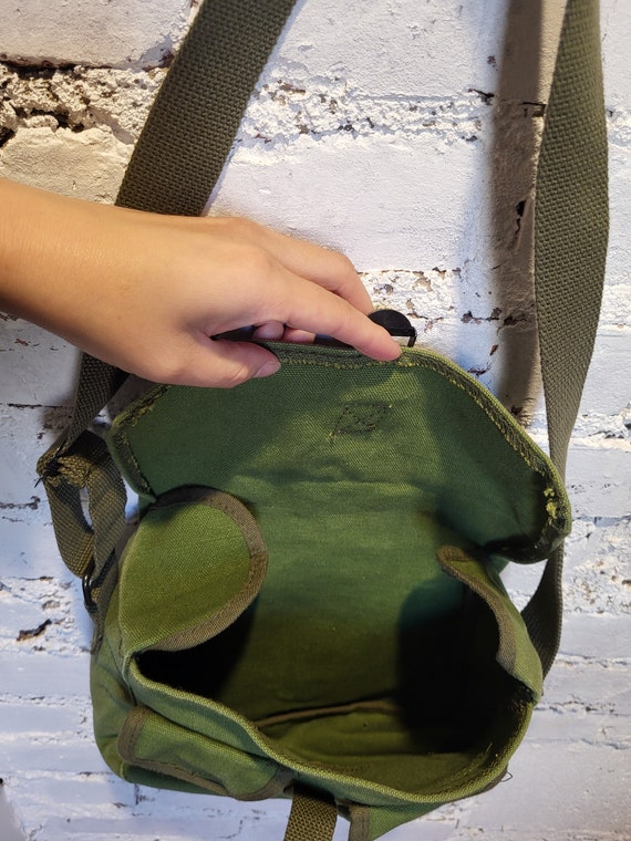 Canvas Ammo Olive Green Shoulder Bag - image 2