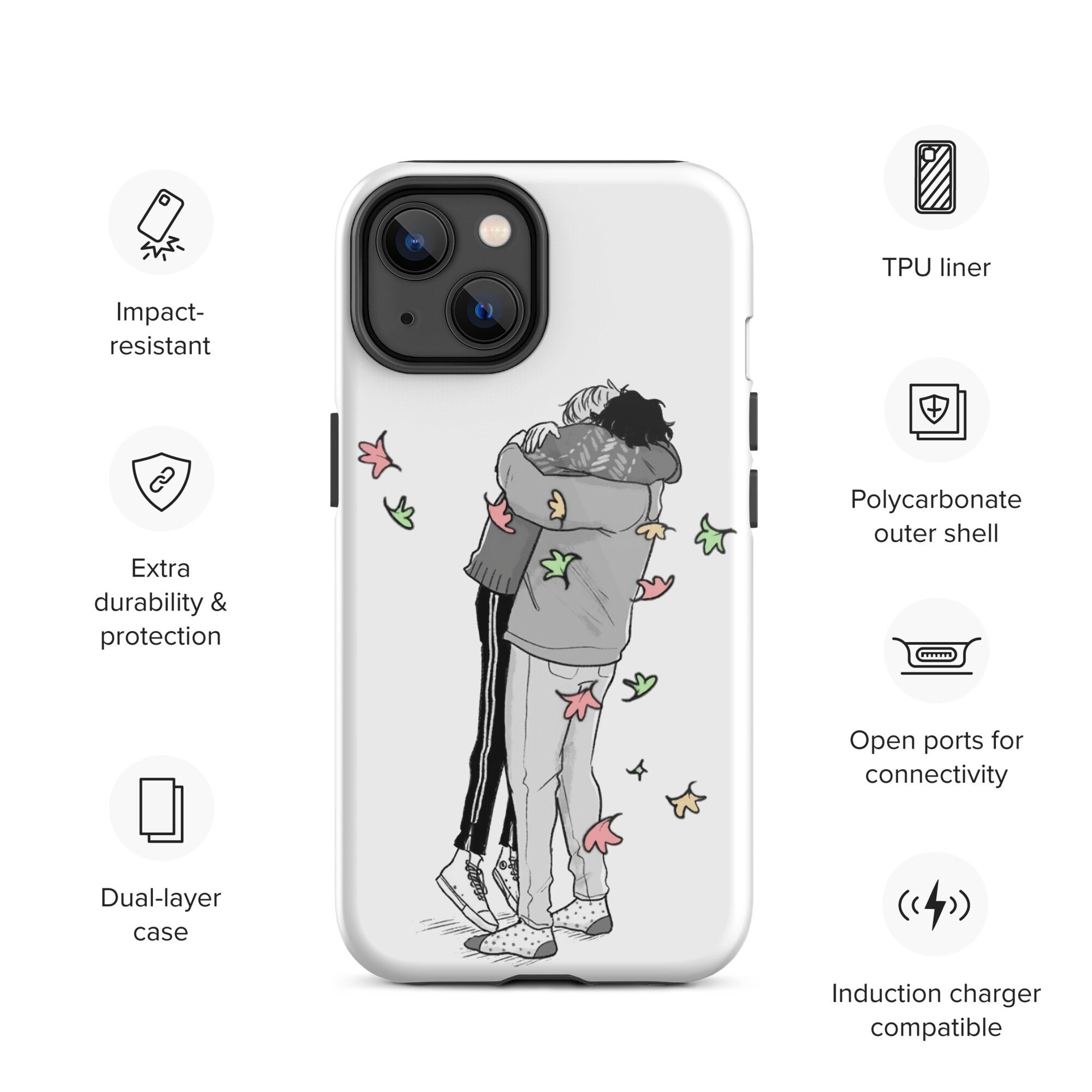 iphone 16 handyhlle mit band Clear Case MagSafe mit Chunky Band