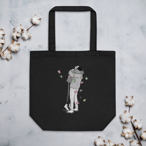 Heartstopper Nick and Charlie Hug - Eco Tote Bag