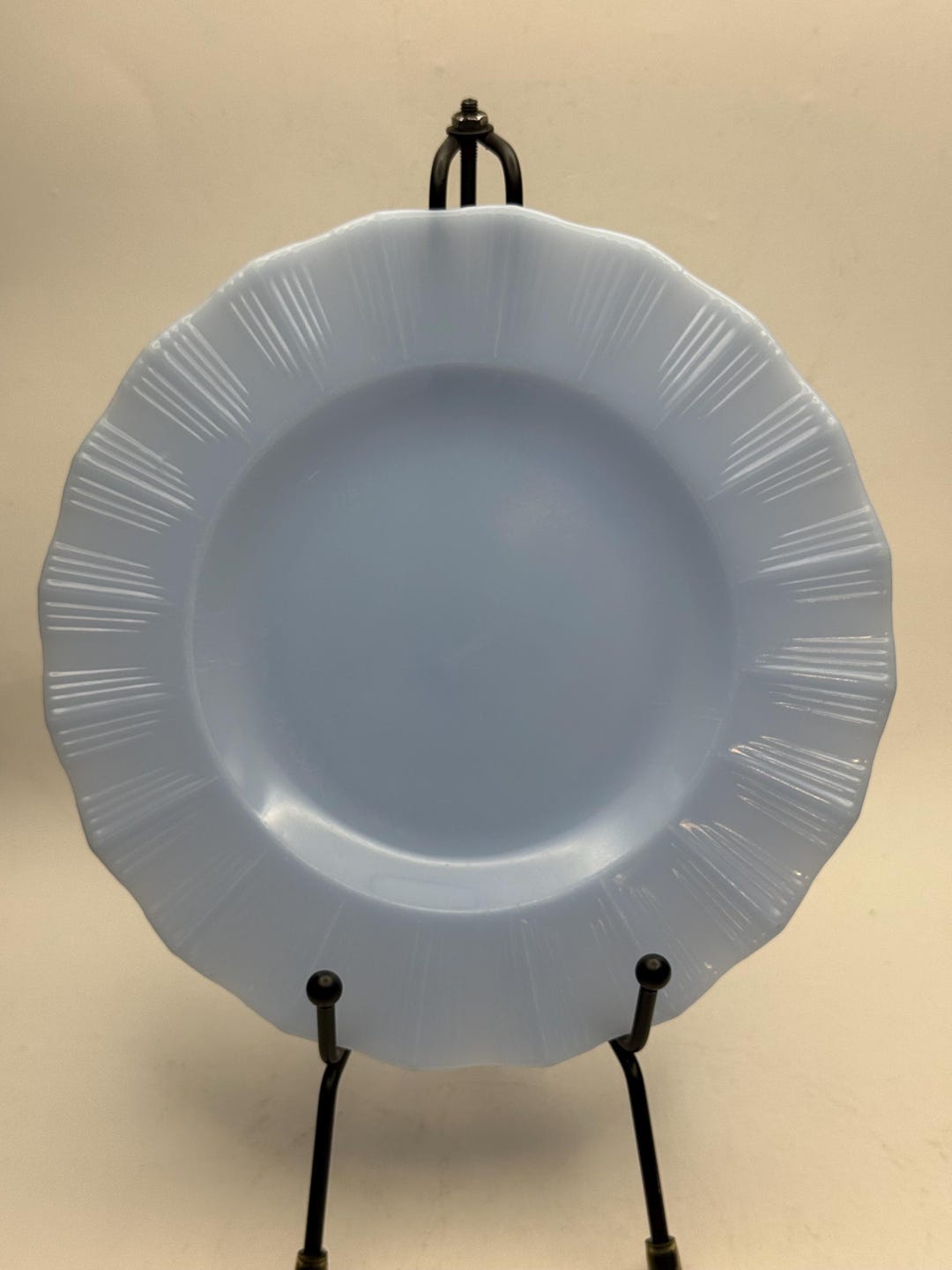 Set of 2 - Vintage PYREX Blue Delphite Piecrust Edge 6” Side Plates ...