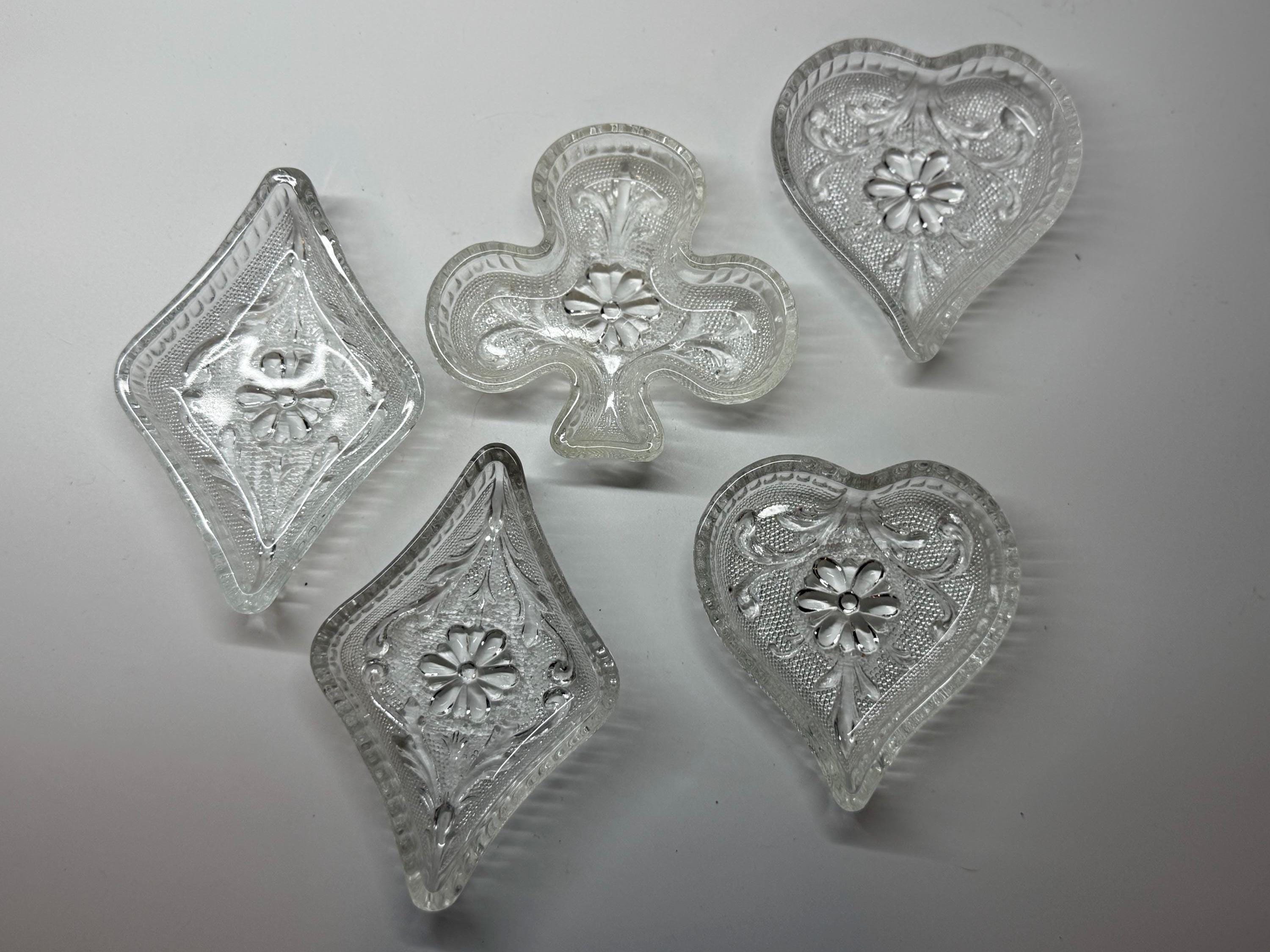 Indiana Glass Tiara “sandwich” Poker Nut Dishes – Mixed Lot (5