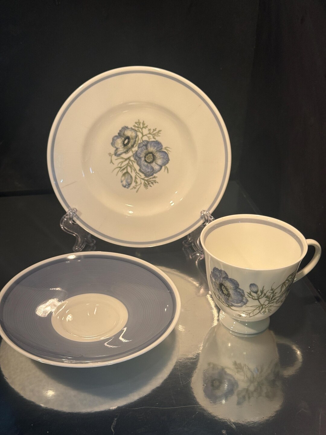 Wedgwood Bone China Trio – Glen Mist by Susie Cooper Design – Cup