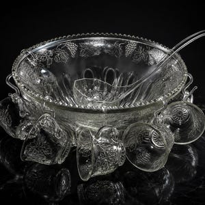Bowle set bleikristall