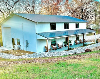 Planos de planta del Barndominium