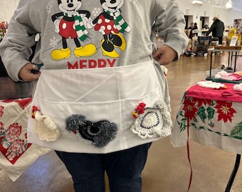egg gathering apron
