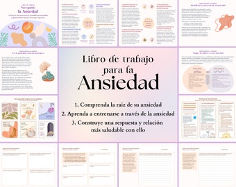 Spanish anxiety relief: Transform stress into self compassion via shadow work journal to overcome limiting beliefs & regulate emotions