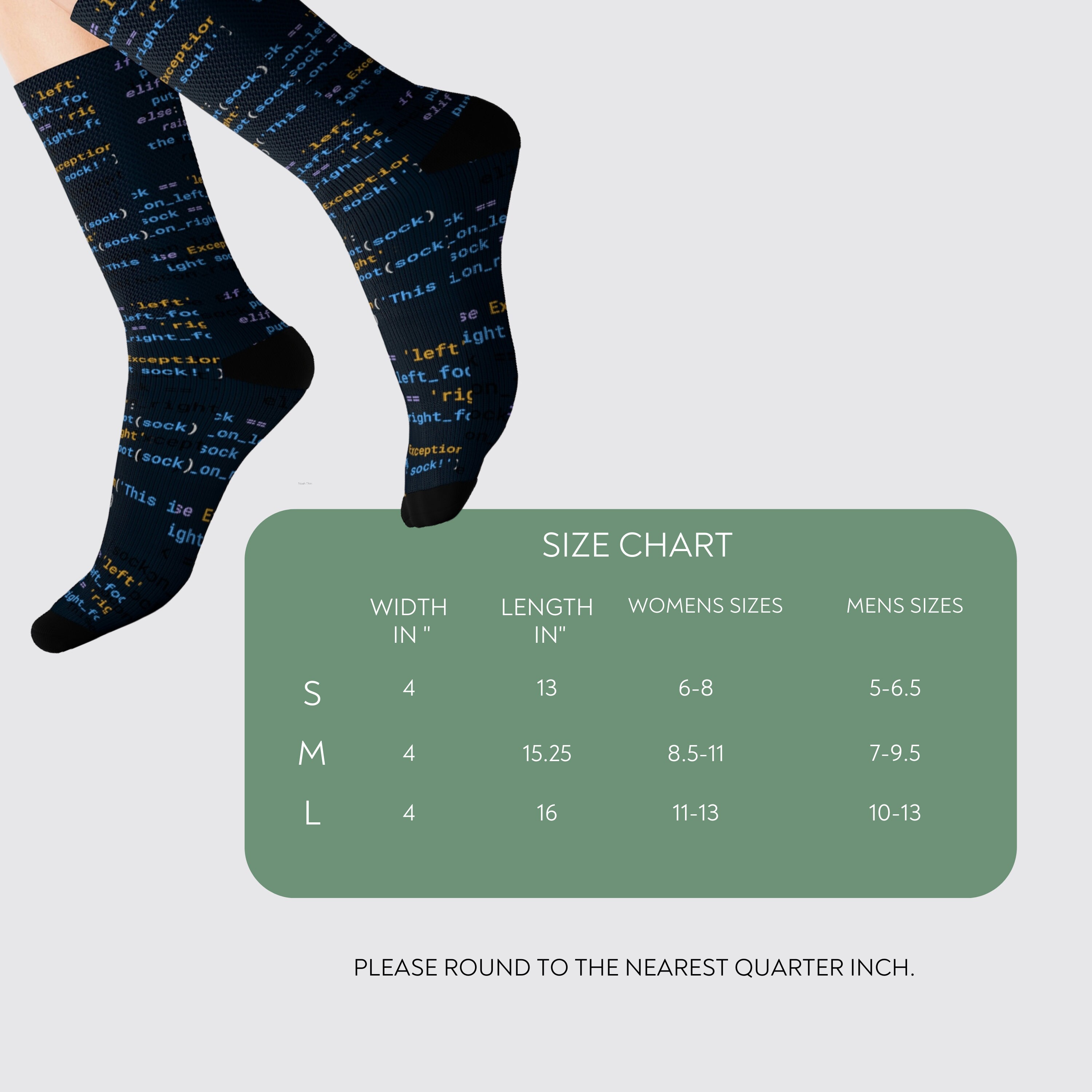 Programmer Socks Dark Mode Cool and Comfortable Code Designs - Etsy