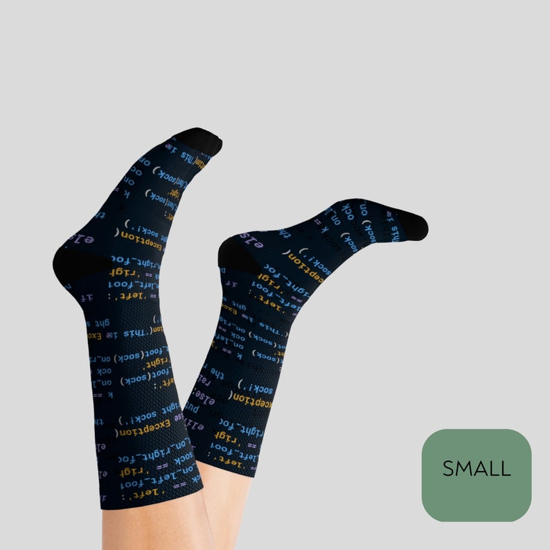 Programmer Socks Dark Mode Cool and Comfortable Code Designs - Etsy