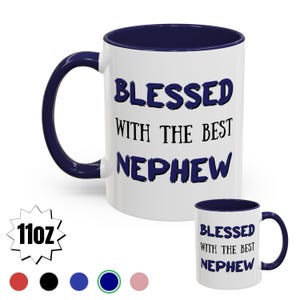 Funny Nephew Mug, Custom Nephew Worst Cup, Fun Family Gift, Gift Nephew, Birthday present, Christian Mug, Christmas, Best Nephew