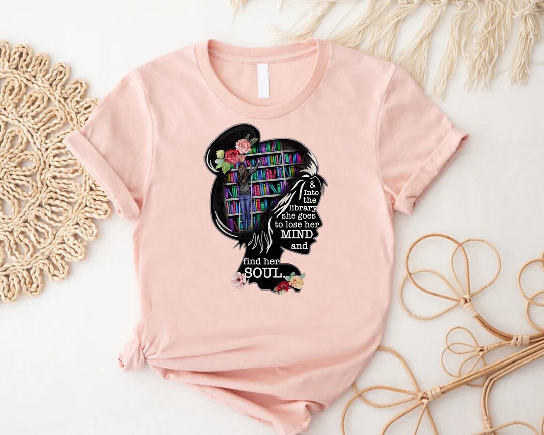 Book Lover Gift and Into the Library She Goes to Lose Her - Etsy