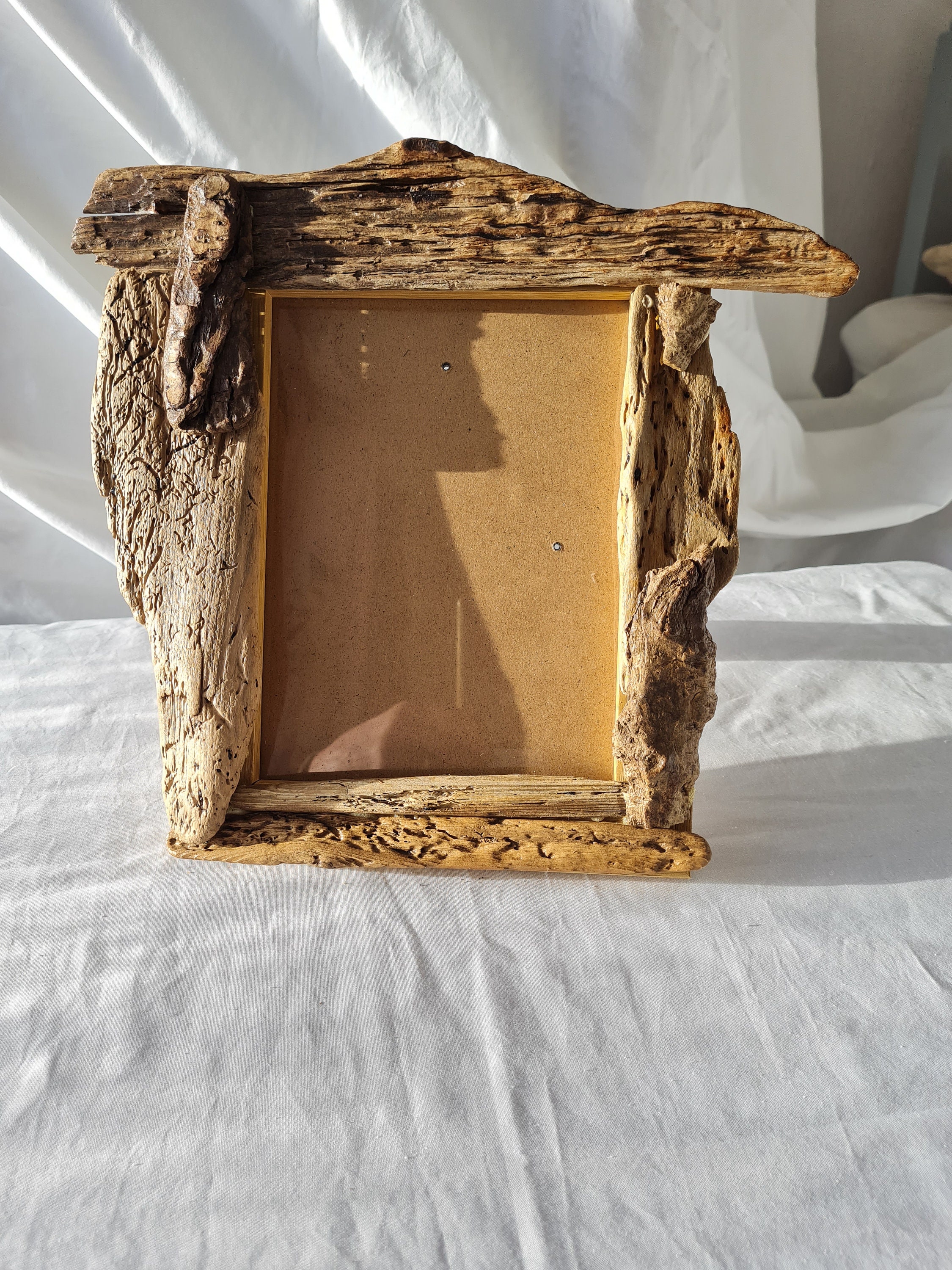 Cornerblock Frame in Driftwood - 16x20