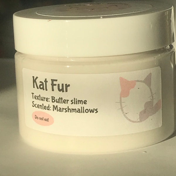 Kat fur slime butter slime