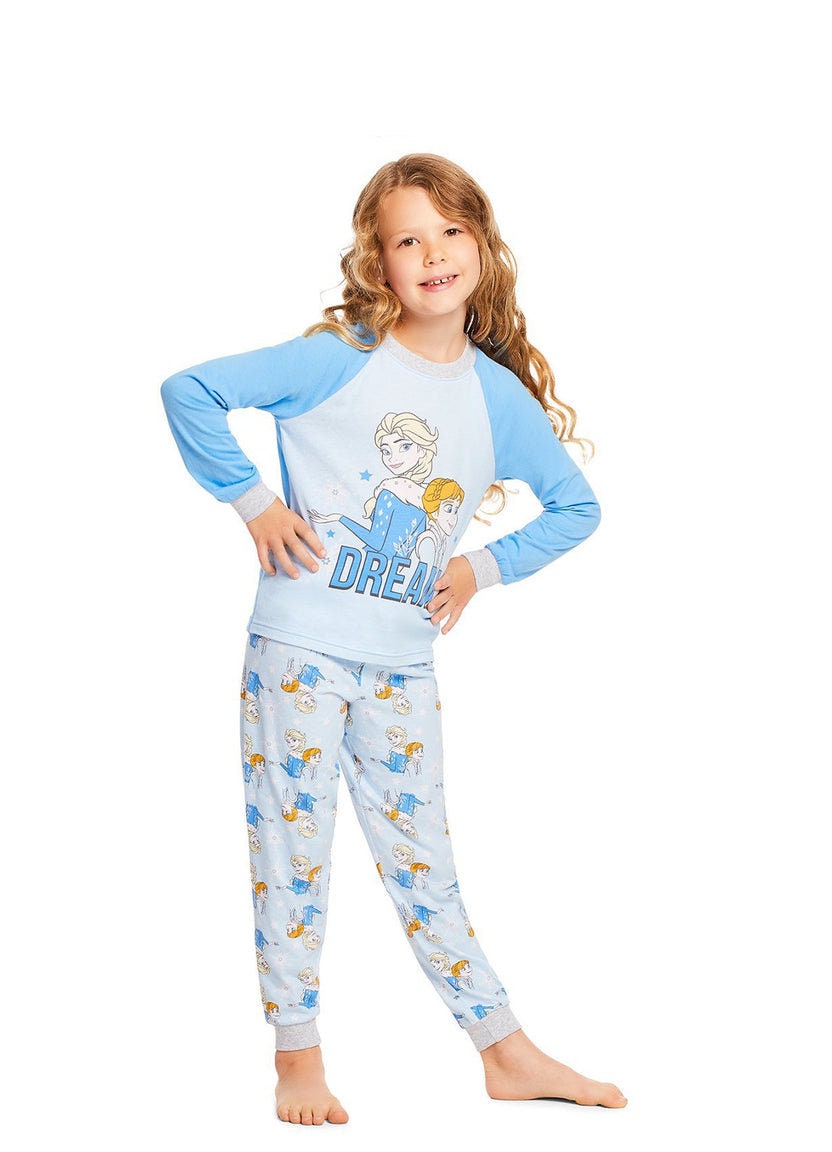Pyjama Polaire Frozen (La Reine Des Neiges) Pour Enfant - Licence Disney, Manches Longues, Doux Et Chaud - 4
