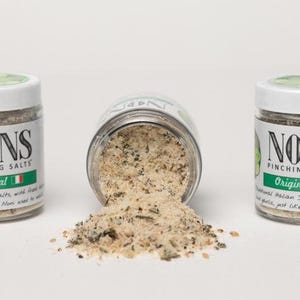 Nons Original Pinching Salt - Everyday Cooking and Finishing Salt using FRSH herbs nd garlic. Family Italian Recipe!