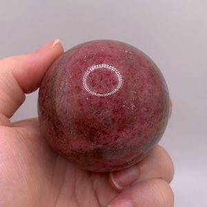 High quality Pink Rhodonite Sphere