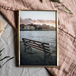 Chania Old Venetian Harbor - Island of Crete Greece Digital Print Download - Digital Art - Home Decor - Wall Art - Photography