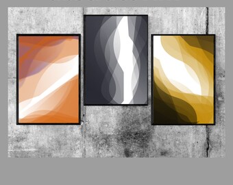 Wall art - Set 3 pcs. instant download