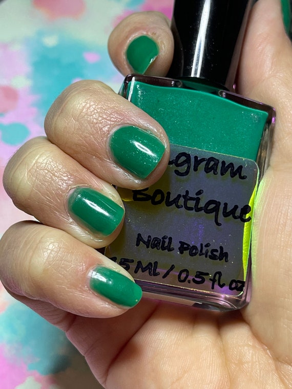 Mint Green Shimmer Nail Polish - Cirque Colors Mermaid Grotto | Mint green  nail polish, Green nails, Mint green nails