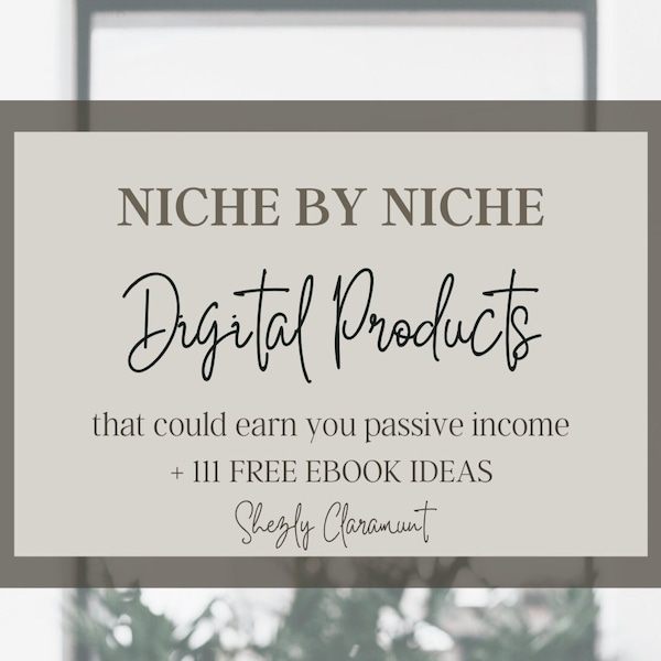 FREE Digital Product Ideas BY NICHE - Digital Marketing Guide. Done for you digital product