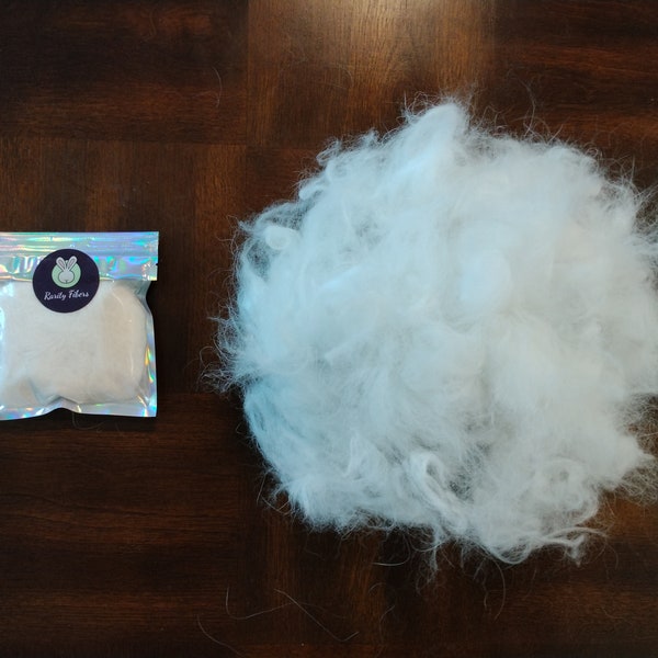 Angora Rabbit Wool Sample