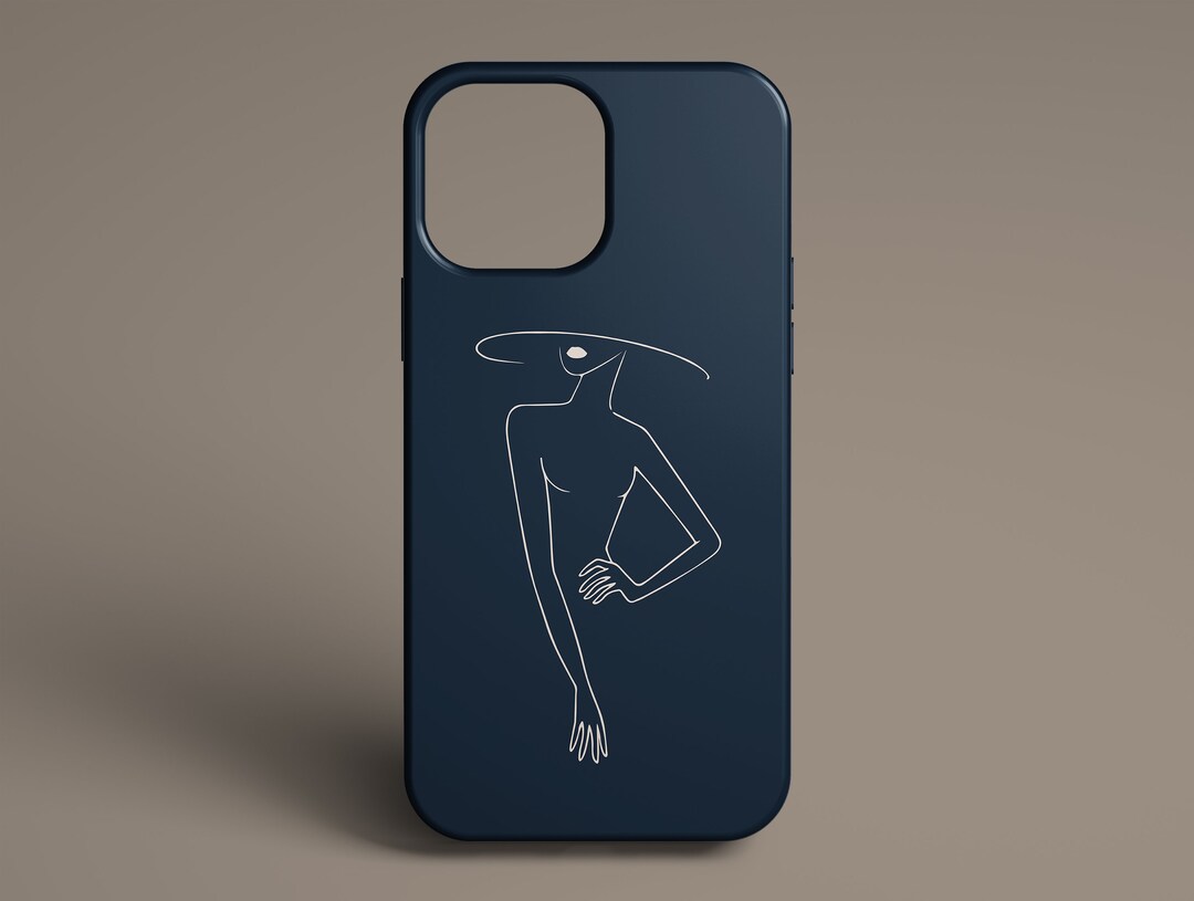 Abstract Female Line Art Phone Case iPhone 14 Pro Case, iPhone 13 Case