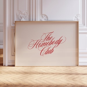 Impresión de apartamento universitario de club hogareño de moda, decoración estética coqueta, póster de estilo años 70, decoración de habitación con núcleo de amor, arte de pared rojo de chica de ciudad retro