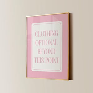 Decoración de apartamentos universitarios, impresiones divertidas para baños, póster de coqueta femenina, arte de pared rosa claro, impresión de moda de los años 70, decoración de habitación preppy retro