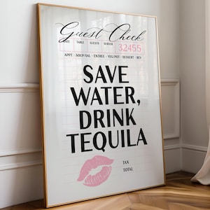 Wydruk wózka barowego, plakat z tequilą, modna sztuka ścienna, wystrój wózka barowego w stylu retro, modny plakat kuchenny, plakat z napojami vintage, sztuka ścienna z koktajlami