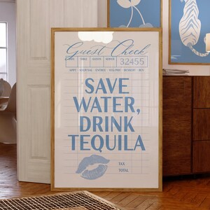 Wydruk wózka barowego, plakat z tequilą, modna sztuka ścienna, wystrój wózka barowego w stylu retro, modny plakat kuchenny, plakat z napojami vintage, sztuka ścienna z koktajlami