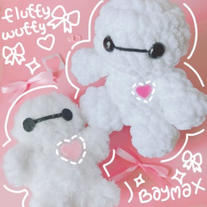 Baymax Crochet Plush (New Jumbo Option!)