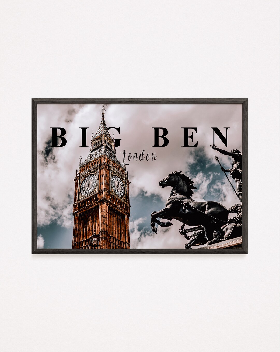 Big Ben Travel Poster Printable Wall Decor Instant - Etsy