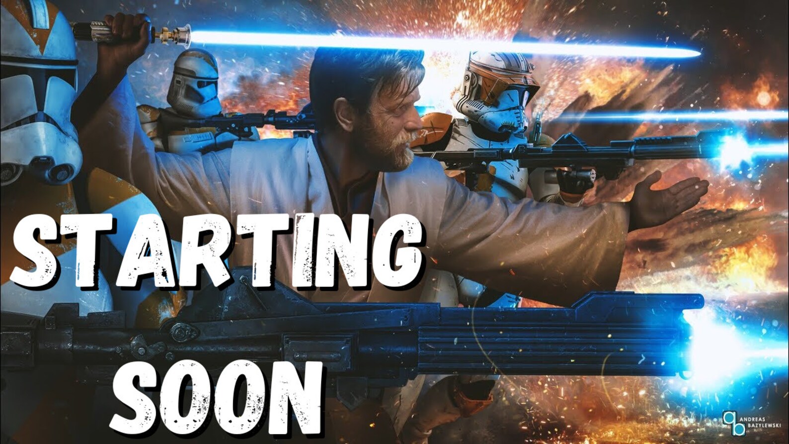 Star Wars Twitch Overlays (starting Soon, Be Right Back, Stream Ended ...