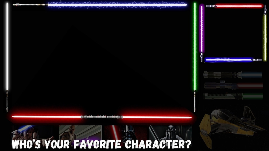 Star Wars Twitch Overlays (starting Soon, Be Right Back, Stream Ended ...
