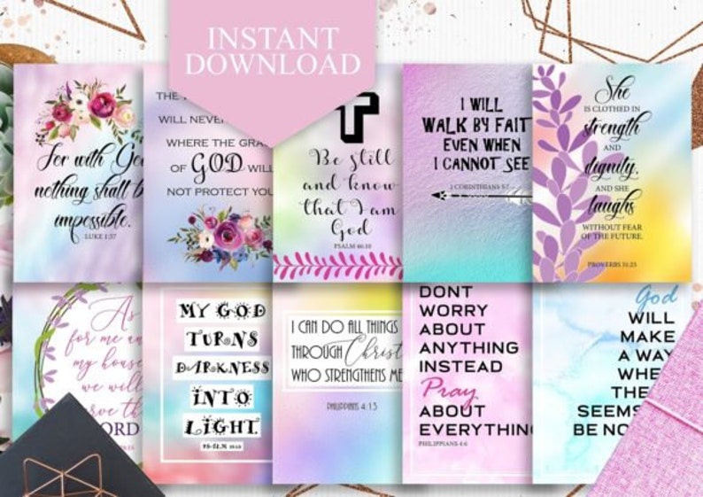 BIBLE VERSE STICKER Christian Sticker Planner Stickers Etsy