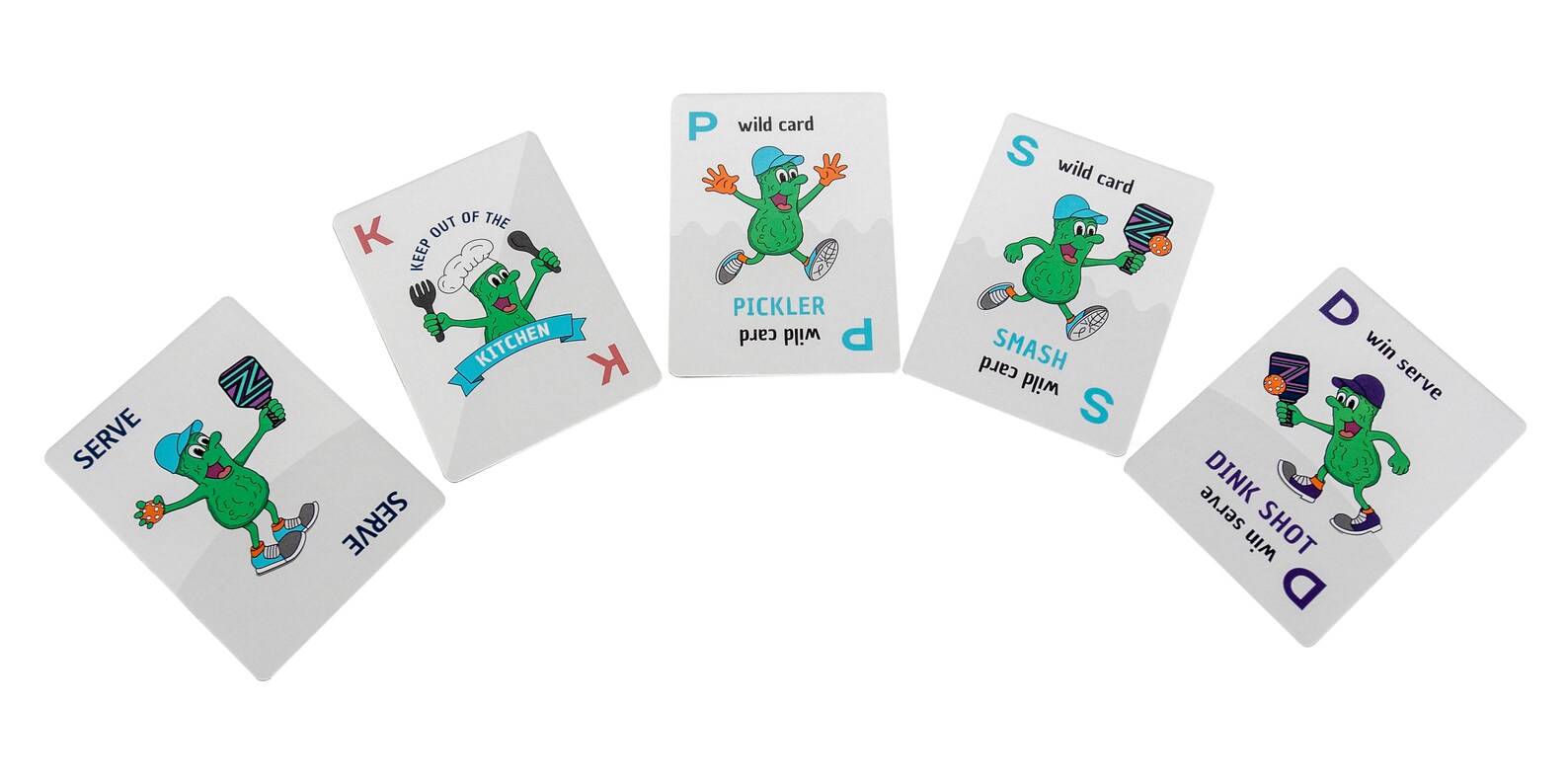 The Pickleball Card Game Strategy and Luck Game Card Game Etsy