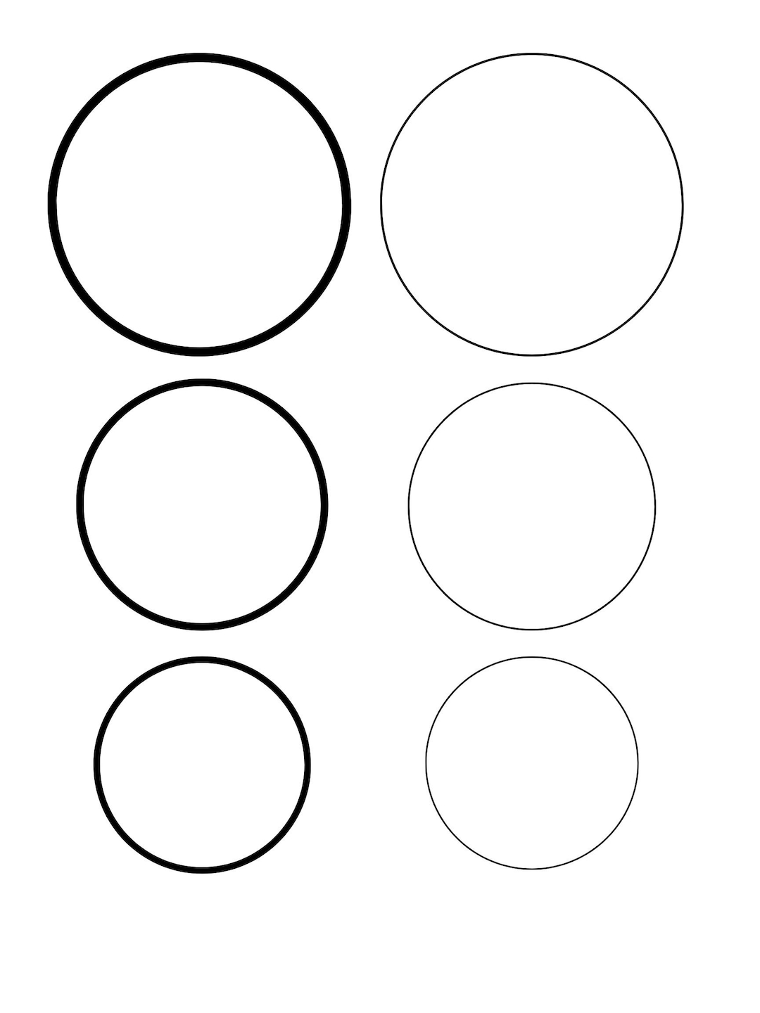 Circle Cut Outs Circle Drawings - Etsy