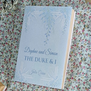The Duke and I Bridgerton Paperback Dust Jacket, Book cover, Book Dust cover