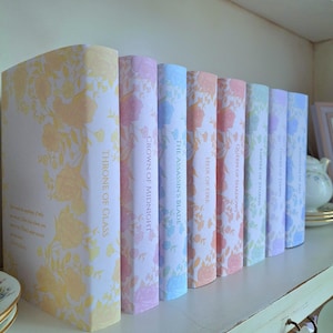 Printable TOG Floral Digital Download Decorative Book Dust Jacket set.