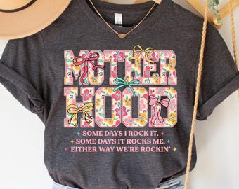 Motherhood Shirt, Rock Mom Shirt, Trendy Mom Apparel, Mothers Day Gift, Christian Mom Shirt, Gift For Mom, Cool Moms Club T Shirt, Mama Tee