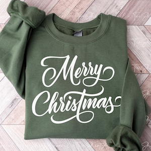Merry Christmas Sweatshirt, Family Christmas Hoodie, Christmas Crewneck, Holiday Sweater, Cute Winter Sweater, Merry Christmas Gift,Xmas Tee