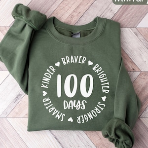 100 Days of School Shirt, 100 Day of Sweatshirt, 100th Day Of School Celebration, Back to School Shirt, Gift For Teacher, Kids School Shirt