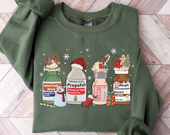 Nurse Christmas Sweatshirt, Christmas Nurse Shirt, Christmas Nursing Sweater, Nurse Christmas Gift, Nurse Holiday Sweater, Xmas Nurse Tshirt