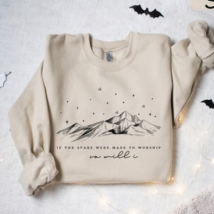 If The Stars Were Made To Worship Shirt, Religious Sweatshirt, Christian Shirts For Women, Bible Verse Shirt, Faith Shirt, Christian Sweater