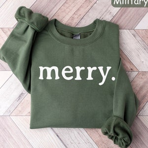 Christmas Sweatshirt, Merry Christmas Sweatshirt, Christmas shirt for Women, Christmas Crewneck Sweatshirt, Holiday Sweater, Christmas gift