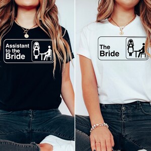 Funny Bachelorette Party Shirt: Bride, Bridesmaid, Maid of Honor